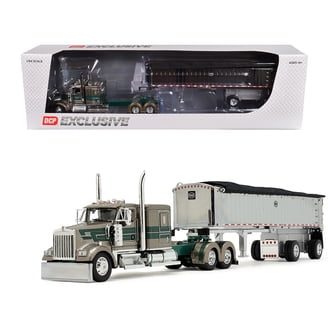 First Gear DCP Diecast Semi Truck Model, 1/64 Peterbilt 389 w/ 53