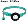 thumbnail image 2 of G Collar para gato, collar reflectante diseñado para Airtag, collar para perro, cachorro, gato, mascota pequeña (negro), 2 of 5