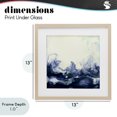 thumbnail image 4 of Stupell Industries Transitional Oceanic Fluid Swirl Birch Framed Print Under Glass, 13 x 13, by Laura Van Horne, 4 of 8