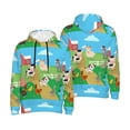 thumbnail image 6 of Bingfone Farm Animals Men's Drawstring Hoodie Long Sleeve Pocket Sweatshirts-X-Large, 6 of 6