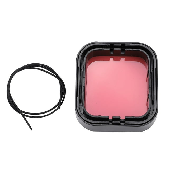 JUEGO DE 3 FILTROS DE BUCEO Submarino Rojo, Rosa y Morado para 5, 6 Con Vidrio ácctico, Mejora los Colores, Captura Las Mejores Imágenes para 5-25 M de Profundidad