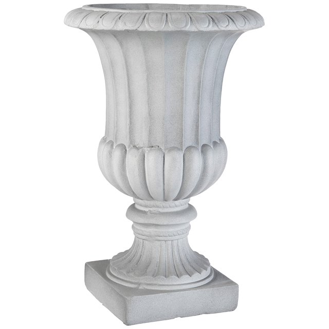 Nearly Natural - 7507 Decorative Urn (IndoorOutdoor) 11 In W x 11 In D x 165 In H gray