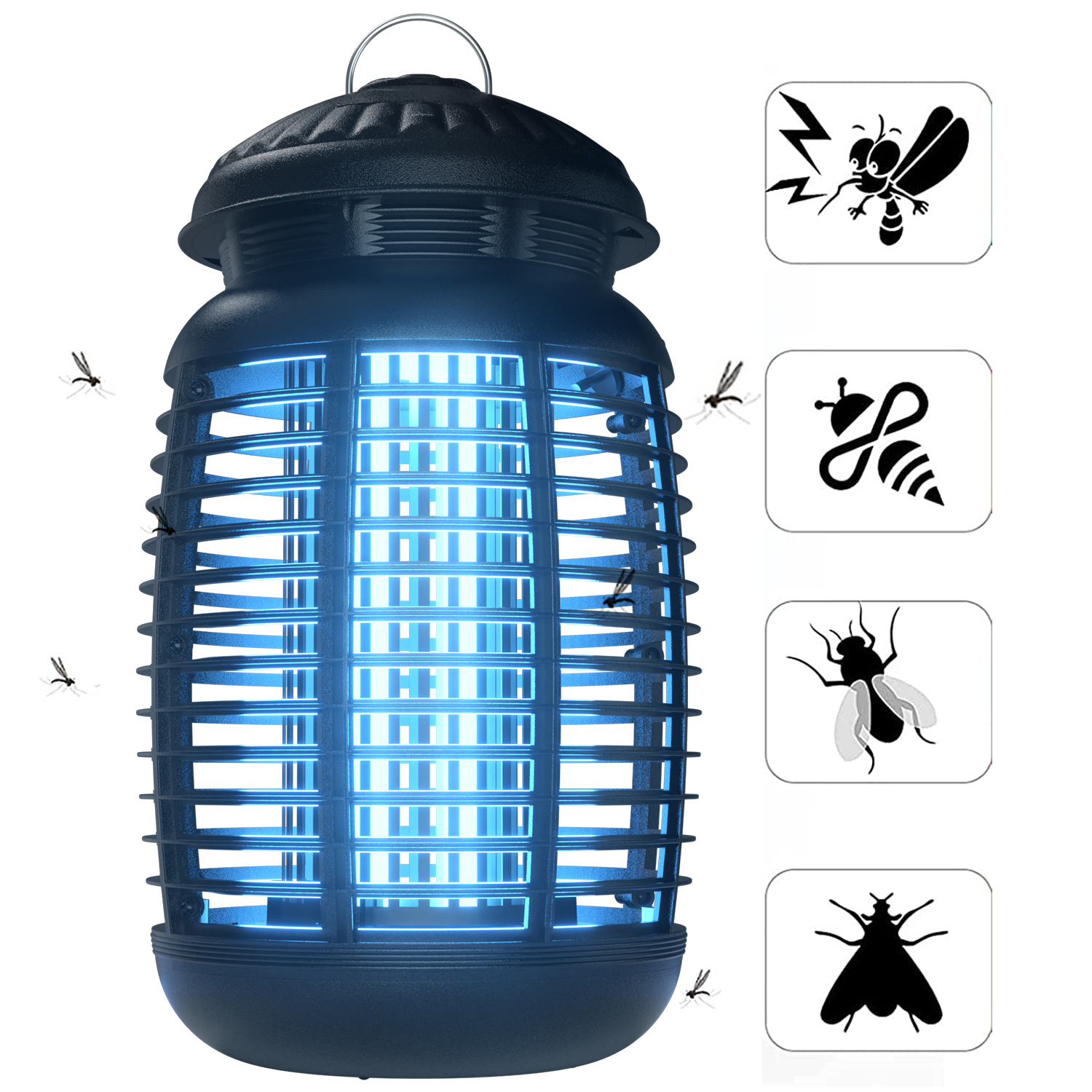 Mosquito Bug Zapper Waterproof Bugs Zappers Electronic Electric Insect
