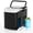 Black, variant on JIOABL Portable Countertop Ice Maker, Self-Cleaning, 9 Cubes in 6 Min, 26 lb/Day, 2L Tank, with Handle, Black