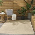 thumbnail image 4 of Nourison Tulum 6' x 9' Cream Outdoor Rug, 4 of 10