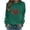 B-Army Green, variant on QINGFSAP Womens Halloween Rhinestone Sweatshirt Long Sleeve Crewneck Pullover Top Sparkly Ghost Design Loose Fall Wear