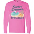 thumbnail image 3 of Inktastic Ocean Dreams Myrtle Beach Seashell Wave Long Sleeve T-Shirt, 3 of 5