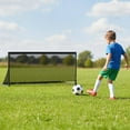 thumbnail image 4 of Costway 4ft x 2ft Portable POP Up Toddler Soccer Net with Metal Frame, 4 Ground Stakes, 4 of 10