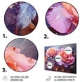 thumbnail image 3 of Designart "Misty Rose Spectrum Ethereal Hue II" Landscapes Wall Art - Traditional Pink Rainbow Hallway Wall Art Decor, 3 of 6