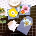 thumbnail image 4 of Tarjetas con forma de flor para niños, mini tarjetas de felicitación con sobres, regalo creativo, 10 unidades, 4 of 4