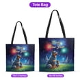 thumbnail image 5 of Happy New Year Australian Cattle Dog Family Cheer Winter Midnight Firework All Over Print 3D Canvas Tote Bag Heeler Lover Gifts Reusable Handbag - 02025, 5 of 5