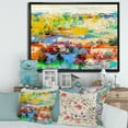 thumbnail image 2 of Designart 'Abstract Multicolored Bright Texture Art I' Modern Framed Canvas Wall Art Print, 2 of 5