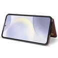 thumbnail image 2 of Wallet Cover for Samsung Galaxy S23, with Wrist Strap Card Holder Magnetic Snap Back PU Leather Credit Card Slots Stand Classic Phone Case Cover for Samsung Galaxy S23, Rosegold, 2 of 8