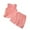 Pink, variant on WOYY Infant Boys Snug-Fit Pajamas Loose Thin Tank Top & Shorts Sleepwear Homewear Set