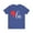 Heather True Royal, variant on Kamala Harris 2024 President Comma La Punctuation Funny T-Shirt