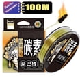 thumbnail image 2 of Línea de pesca de fluorocarbono 100 % multicolor ZUKIBO, línea líder de carbono de alta calidad japonesa de 100 m y 50 m, línea de pesca de fluorocarbono marina, 2 of 5