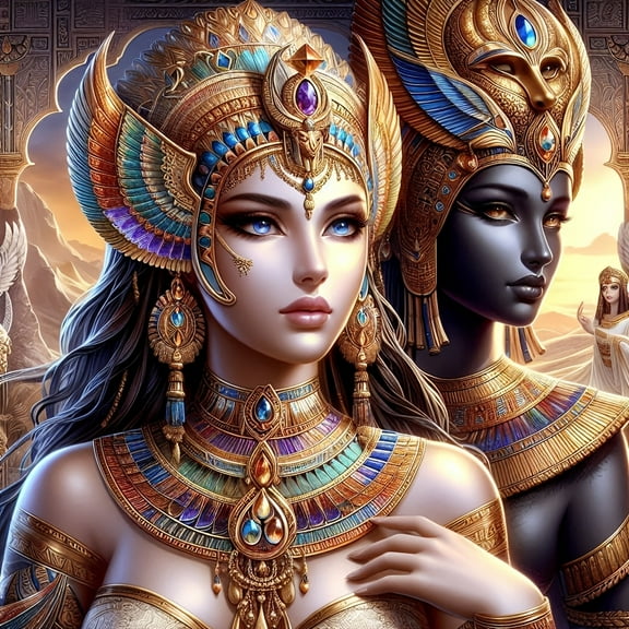 5D DIY Artificial Full Diamond Painting Set - Adult Beginner, Egyptian Queen Theme for Home Wall Decor & Gift - Perfect for Art Lovers & Adults