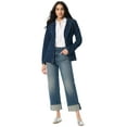 thumbnail image 5 of Gloria Vanderbilt Swan Series Women's High Rise Cuff 5 Pocket Jeans, Sizes 6-18, 5 of 5