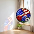 thumbnail image 5 of American Pride Acrylic Jigsaw Puzzle Suncatcher, Patriotic Flag Stained Glass Style Window Hanging, 4th of July Home Decor Gift for Family and Friends, 5 of 8