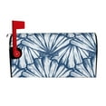 thumbnail image 2 of Lsque Blue Shells Mailbox Cover Standard Size ,Magnetic Mailbox Covers Post Wraps Letter Box Cover -21x18 in, 2 of 9