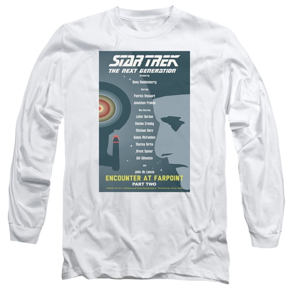 Star Trek - Tng Season 1 Episode 2 - Long Sleeve Shirt - XXX-Large