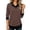 Brown-A#470910aa, variant on Collar Layered Polo Shirts Women 2-in-1 Patchwork Fake Two Piece Tunic Tops for Women Work Office Long Sleeve Tops for Women Fall Teachers Outfits