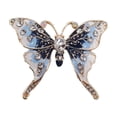 thumbnail image 4 of Broche de mujer Jumpingount con diamantes de imitación de aleación de zinc 10Conjunto Azul, 4 of 6