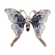 thumbnail image 4 of Guardurnaity Broche de mujer con diamantes de imitación, alfileres de animales, joyería de boda para niñas, azul Azul 10Conjunto, 4 of 6