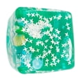thumbnail image 2 of Juguete antiestrés de goma azul con lentejuelas de estrellas y conchas | Juguete antiestrés de 4,5 cm para apretar y descomprimir | Adorno curativo de escritorio y regalo para desahogarse, 2 of 5
