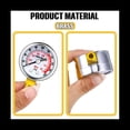 thumbnail image 3 of 4 ManóMetros PresióN Aire de 0 a 200 Psi,ConexióN Macho NPT 1/8 Pulgadas,ManóMetro de Aire de Montaje Lateral Inferior,ManóMetro de Compresor Aire con Dial 1,57 Pulgadas, 3 of 7