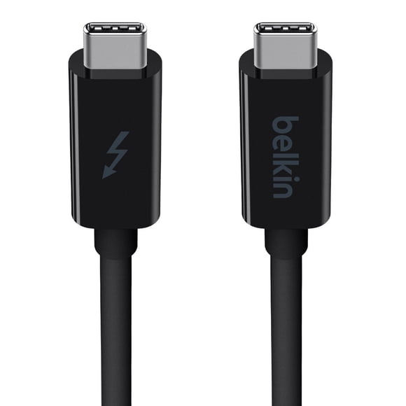 Câble Belkin Thunderbolt 3 USB-C vers USB-C 3,3 pi (1 m) – Transfert jusqu’à 20 Gb/s – Compatible 4K Ultra HD et USB 3.1 – Noir