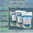 thumbnail image 5 of Aquatic Foods Inc. Spirulina Enriched Calcium Feeders for Shrimp, Snails, Crabs, Crayfish, Pleco, Catfish, All Tropical Fish…100 Count Bag, 5 of 6