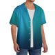 thumbnail image 2 of Fotbe Blue to turquoise Camisa Estampada de Manga Corta para Hombre, Casual de Verano, Estilo Playero, Sin Arrugas-Large, 2 of 5