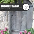 thumbnail image 4 of MasteelfCA 2 Pcs Support de Pot de Fleurs en Fer Forgé Intérieur Rétro Étagère Murale Européenne pour Salon Balcon Bonsaï (Noir), 4 of 8