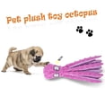 thumbnail image 2 of Pulpo de 8 patas de peluche suave para perro juguete chirriante Ehuebsd interactivo para perro sonido papel de sonido para masticar suministro de dientes, 2 of 5