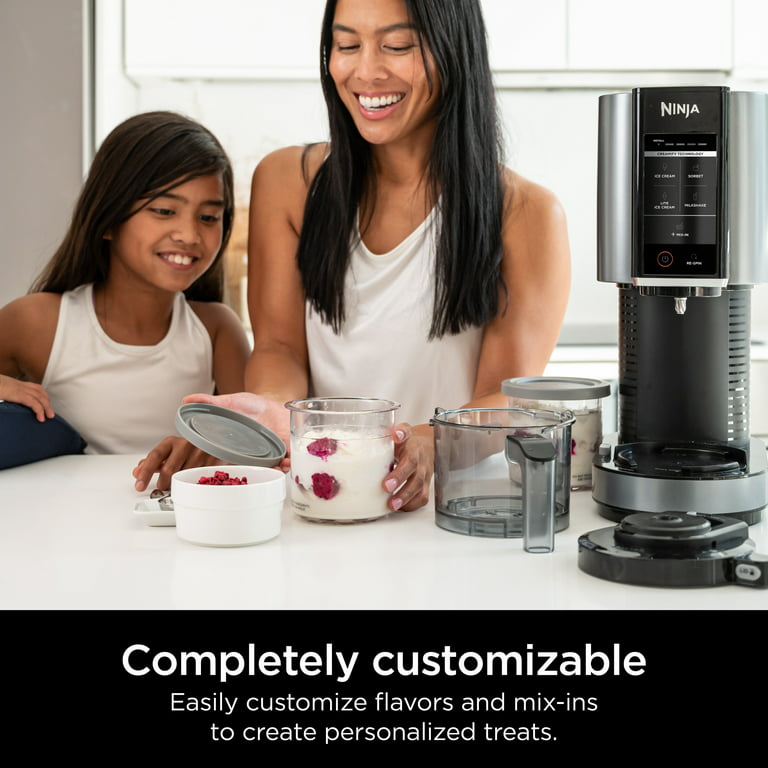 Ninja CN301CO CREAMi Ice Cream Maker, for Gelato, Mix-ins, Milkshakes,  Sorbet, Smoothie Bowls & More, 7 One-Touch Programs, with (3) Pint  Containers 