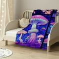 thumbnail image 2 of RUIYC Mushroom Blanket Mushroom Gifts for Women Soft Cozy Sherpa Mushroom Throw Blanket All-Season for Sofa Couch Cottagecore Room Decor Mushroom Blankets for Adults Teen, 2 of 6