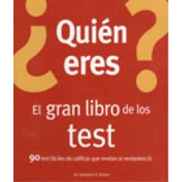 Libro ¿quien Eres? El Gran Libro De Los Test Tapa Blanda, Autor Salvatore V. Didato, Editorial Grupo Editorial Tomo