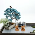 thumbnail image 3 of GOOHOCHY 40 figuras de osos en miniatura: figuras de animales de resina, pequeñas estatuas de osos para decoración de jardines de hadas, terrarios de escritorio y micropaisajes., 3 of 8