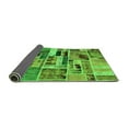 thumbnail image 2 of Ahgly Company Indoor Rectangle Patchwork Green Transitional Area Rugs, 8' x 10', 2 of 4