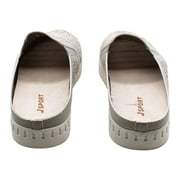 Jsport Ladies Floral Mule Easy Slip Comfy Contoured Lightweight Shoe (8, Tape Floral)