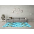 thumbnail image 3 of Ahgly Company Indoor Rectangle Southwestern Light Blue Country Area Rugs, 3' x 5', 3 of 4