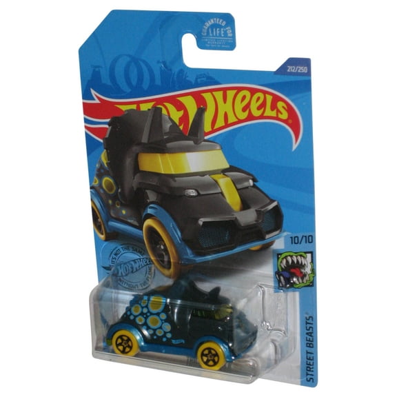 Hot Wheels Street Beasts 10/10 (2017) Grey Tricera-Truck Toy Car 212/250