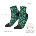thumbnail image 4 of Goofa Pineapple And Cactus Pattern Non Slip Socks with Grips for Elderly, Crew Socks Yoga Hospital Socks Cushioned Sole Gripper Socks for Men Women, 4 of 5