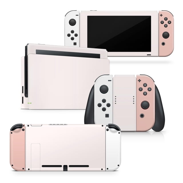 TACKY DESIGN Retro Skin Compatible with Nintendo Switch Joy-Con Console Dock Premium 3M Vinyl Beige Full Wrap Decal Scratch Resistant Water Resistant Peel and Stick
