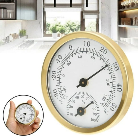 CAMOTUSE Mini Analog Thermometer Hygrometer Humidity meter Room Indoor Temperature NEW