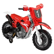 BEST RIDE ON CARS Honda CRF250R Dirt Bike 6V Red