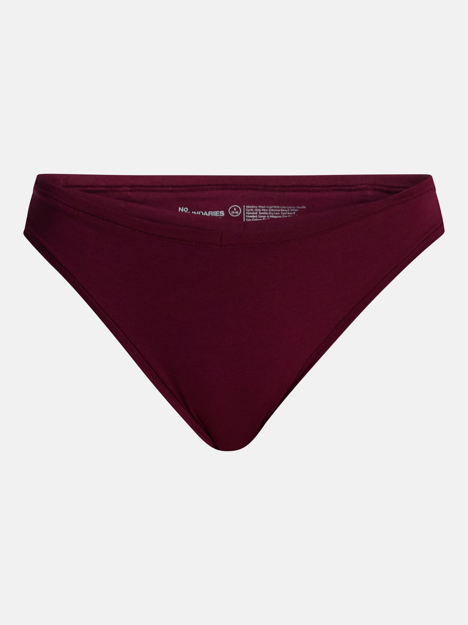 No Boundaries Cotton Stretch Jersey Cheeky Panties, 3 Pack, Women's XS-XXXL