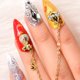 thumbnail image 2 of Joyería de uñas Circón Lujo Año Nuevo Diamante Etiqueta de uñas Suerte yeacher  etiqueta engomada del clavo, 2 of 7