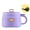 Purple, variant on Fast Heating Pots Travel Electric Skillets 1.6L with Easy Nonstick Coating Pots Suitable for Kitchen Cooking